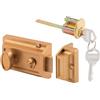 Prime-Line Chiusura notturna a 3 vie con cilindri di bloccaggio BRS NIGHT LATCH W/TURN