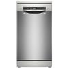 Bosch SPS4EMI17E Serie 4 Lavastoviglie slim 45 cm Acciaio | Lavastoviglie libera installazione slim, Apertura automatica porta, Smart, Programmi aggiuntivi da App, Made in Europe