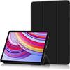 FDHYFGDY Cover per Xiaomi Redmi Pad Pro 4G/5G POCO Pad Custodia Protettiva, Nuova Custodia in Pelle PU Custodia Protettiva Tripla con Funzione Auto Sleep/Wake - Nero