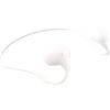 Jectse Cuffie a Conduzione Ossea, Auricolari Wireless Resistenti Al Sudore con Cavo di Ricarica, Cuffie a Orecchie Aperte per la Corsa, il Ciclismo, L'escursionismo, la Guida (WHITE)
