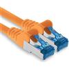 1aTTack.de 1x 1,5m CAT6 Ethernet Cavo di rete LAN RJ45 - arancione | 1m 2m 3m 5m 10m, RJ45 alta velocità, cavo Ethernet schermato per gaming, modem, router, PC