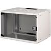 DIGITUS Armadio di rete - Rack 19 pollici 7 U - non montato - montaggio a parete - profondità 400 mm - profondità utile 319,25 mm - Capacità di carico 60 kg - porta in vetro - serie SOHO Pro - grigio