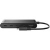 Belkin Hub USB C, Hub a 5 Porte con HDMI 4K 60Hz, Power Delivery 100W, Trasferimenti Dati Rapidi 10Gbps, Docking Station USB-C, Sdoppiatore Usb, Compatibile con MacBook, iPad Pro, Chromebook e Altri