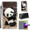 KENHONER Custodia per Samsung Galaxy A52 5G/4G/A52s 5G, Panda | Portafoglio Pelle PU, Magnetica, Resistente Agli Urti, Scomparto Carte Credito, Pieghevole, Flip Libro, Motivo