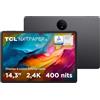 TCL NXTPAPER 14 - Tablet Wi-Fi Display NXTPAPER da 14 pollici 16GB RAM (8GB+8GB Ram expansion) 256GB ROM Batteria 10000mAh con fast charging 33W - Caricabatterie incluso, Grigio