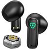 ANCwear Auricolari Bluetooth 5.3 con Modalità Gioco e Custodia LED | Bluetooth 5.3, driver da 13 mm, modalità gioco, 3,5 g, custodia LED, controllo touch, USB-C e fino a 20 ore