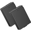ENEGON LP-E10 Batteria 1200mAh (2 Pezzi) per Canon LP-E10 e Canon EOS 1100D, 1200D, 1300D, 1500D, 2000D, 3000D, 4000D, EOS Rebel T3, T5, T6, T7, T100, Kiss X2, Kiss X50, Kiss X70, X80, X90