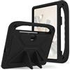 QJONSIU Cover Compatible con Honor Pad 9 12.1, Antiurto Bambini Cover con Maniglia, Antigraffio Protettiva PC, Funzione Stand-Nero rosa