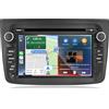 FAJSE Autoradio Android 7'' per Alfa Romeo MiTo 2008-2019, Wireless CarPlay & Android Auto, Navigazione GPS, Bluetooth, 4G LTE, WiFi, Radio FM, Comandi al Volante (SWC), Lettore CD, 4+64G
