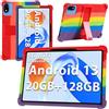 NUCNOK Cover per DOOGEE T10W Tablet,Cover con Supporto Integrato Bumper Silicone Custodia,Morbido AntiGraffio AntiCaduta Case