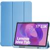 ProCase Cover per Lenovo Idea Tab 11 Pollice 2025/Moto Pad 2026 | Custodia Copertura Intelligente con Supporto Sottile -Blu