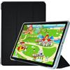 AKNICI Custodia Cover per DOOGEE U11/DOOGEE U11 PRO Tablet 11 Pollici, PU Pelle Ultra Sottile Leggero in Tri-Fold con Auto Svegliati/Sonno Retro in Morbido TPU per DOOGEE U11/DOOGEE U11 PRO, Nero