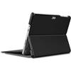 Kepuch Custer Cover per Surface PRO 7 6 5 4,PU-Pelle Case Custodia per Surface PRO 7 6 5 4 - Nero