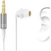 GEEKRIA Tappi per le orecchie Geekria Sleep, 2,9 FT/90 CM Mono Earbud Monoauricolare con isolamento acustico, 3,5 MM Cuffie anti-groviglio per dormire su un fianco