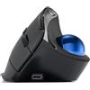 Nulea M506 Mouse verticale ergonomico senza fili con trackball | 4 livelli DPI, connessione per 3 dispositivi, batteria fino a 21 giorni, compatibile con PC, Mac e tablet