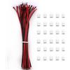 VISSQH 30 Paia JST Connettore con 150mm 28AWG Cavo, JST 1.5 ZH 2 pin Connettore Maschio e Femmina,JST Micro Elettrico Spina e Presa Connettore