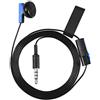 KIMISS Auricolari da gioco, cuffie mono in-ear con microfono per controller - jack audio da 3,5 mm compatibile con, PC