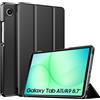 TXWLLIU Custodia per Samsung Galaxy Tab A11 8.7 Pollici 2025/Galaxy Tab A9 8.7 Pollici 2023, Custodia Protettiva per Tablet Sottile e Leggera con Tripla Piega, Nero