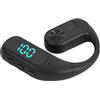 Plyisty Auricolare Bluetooth, Auricolare Earphone Singolo con Design per gli Auricolari, Cancellazione del Rumore, Headphone a Mani Wireless per Camionista, Autista, Business (BLACK)