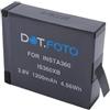 Dot.Foto CINOXBT/A Premium 3.8v / 1200mAh Batteria Ricaricabile per Insta360 One X