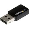 StarTech Adattatore Rete Wireless-AC Mini USB 2.0 AC600 (USB433WACDB) | 802.11ac, Adattatore WiFi, Chiavetta Wireless, Plug and Play
