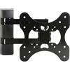 Link LK10037 Staffa Da Muro Orientabile a 3 Snodi Per TV 23-42" - Supporto Universale Con Rotazione 180° Per Snodo - Inclinabile - Struttura In Acciaio Nero - Compatibile VESA da 75x75 a 200x200