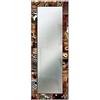 Lupia - Specchio da Parete Lungo Mirror Fantasy ModernoVintage 44x127 cm, Design Moderno, Cornice Stampata in Legno, Adatto per Camera da Letto, Soggiorno, Ingresso