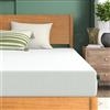 ZINUS Materasso singolo in memory foam, 90 x 190 cm, altezza 13 cm, rigidità media, materasso con supporto a 5 zone, bianco