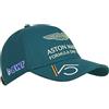 F1 Aston Martin Cognizant Team Sebastian Vettel Driver Cap Bambino Taglia Verde Merchandise Ufficiale, verde, S/L