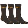 CAT Real Work Arbeitssocken 3er Pack Calze Uomo (Pacco da 3)