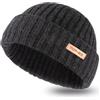 TOP-EX PolarWool 100% lana merino, L/XL/XXL, cappello da troyer, monostrato, 3 stili, caldo berretto invernale da uomo e da donna