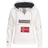 Geographical Norway Gymclass Lady - Felpa Donna Zip Hoodie Tasche - Pile Donna Maglione Manica Lunga Giacca Cappuccio - Abito Ideale Primavera Estate Autunno Inverno Stagione