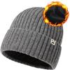 TOP-EX PolarWool L/XL/XXL 100% lana merino, berretto foderato in pile per il freddo invernale caldo