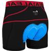 baleaf Pantaloncini Ciclismo Uomo Imbottiti in Gel 3D Fondello MTB Traspiranti Asciugatura Rapida Pantaloni Moto