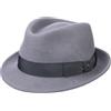 LIERYS Classic Wool Trilby Cappello in Feltro di Lana Fedora Donna Uomo Estate Inverno Cappello da Pioggia ripieghevole per Esterno