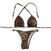Topgrowth Costumi Da Bagno Donna Bikini Push-Up Swimwear Reggiseno Imbottito Bikini Set Leopardato Stampa Costumi da Bagno Balneare Swimsuit