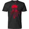 Fashion UK T Shirt Stranger Things Modello Biciclette con Stampa Frontale. Nera. Maniche Corte. 100% Cotone. Unisex. Prodotto ufficiale. Taglie da Adulto Ragazzo. (XXL)