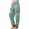 QIANXIZHAN - Boho Palazzo Pants, Pantaloni Eleganti da Uomo Donna
