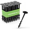 GARDENIX 10 Pezzi TerraPEG XL, Ancoraggio da per Giardino per Tessuto, Estremamente Stabile Ancoraggio per Fissaggio Sicuro in Terreni sabbiosi e duri