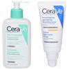 CeraVe Schiuma Detergente Seboregolatrice Viso e Corpo, Per Pelli da Normali a Grasse, 236 ml + Crema Idratante SPF30, Pelle Normale Secca, Idrata Protegge in un solo Step, 52 1 pz Set
