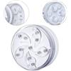 Hosrivae 4 luci subacquee a LED a ventosa magnetica per piscina, IP68, impermeabile, telecomando 7 colori cangianti, lampada sommergibile per stagno, acquario, matrimonio, casa, decorazione per feste