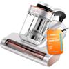 JIGOO J300 Battimaterasso,500W Aspiratore portatile intelligente per materassi, Aspirapolvere antiacaro con luce UV, rimuove il 99,9% degli allergeni, per materassi, letti, divani e mobili imbottiti