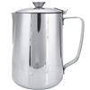 Greensen Brocca per Schiuma di Latte, Brocche Fumanti da 6,1 Once ~ 23,99 Once in Acciaio Inox Tazza da Caffè Tazza Brocca per Schiuma di Latte Brocca da Caffè con Coperchio per Macchine da Caffè(1000ML)