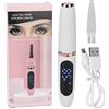 Fyearfly Piegaciglia Riscaldato, Piegaciglia Elettrico Palmare Ricarica USB Controllo Intelligente della Temperatura Riscaldamento Elettrico Piegaciglia per Ragazze Donne (white)