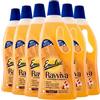 Emulsio Ravviva Parquet Detergente per Pavimenti in Legno Formula con Olio di Mandorla Estratti di Legno di Sandalo Elevato Potere Pulente Azione Protettiva Profumo Lunga Durata - 6 Flaconi da 750ml