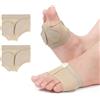 YEGERING Infradito per danza - antiscivolo, traspirante, flessibile, supporto per le dita dei piedi, per danza classica, jazz, contemporanea, danza moderna, 1 paio di cuscinetti per scarpe da balletto da donna