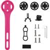 Posheliox Supporto per computer per bici da strada integrato | Manubrio, supporto di estensione in nylon con staffa leggera, compatibile con Garmin per Bryton per Wahoo, regolabile