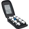Carta Sport BSCH - Set di 8 Bocce cromate, Colore Bianco, Taglia Unica