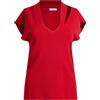 MARIA BELLENTANI - Maglia Gilet - Rosso pomodoro