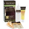 BIOKAP Nutricolor Delicato, Tinta capelli senza ammoniaca che rende i capelli morbidi e lucenti, Colorazione capelli con colori naturali, 140 ml (5.5 Castano Chiaro Mogano)